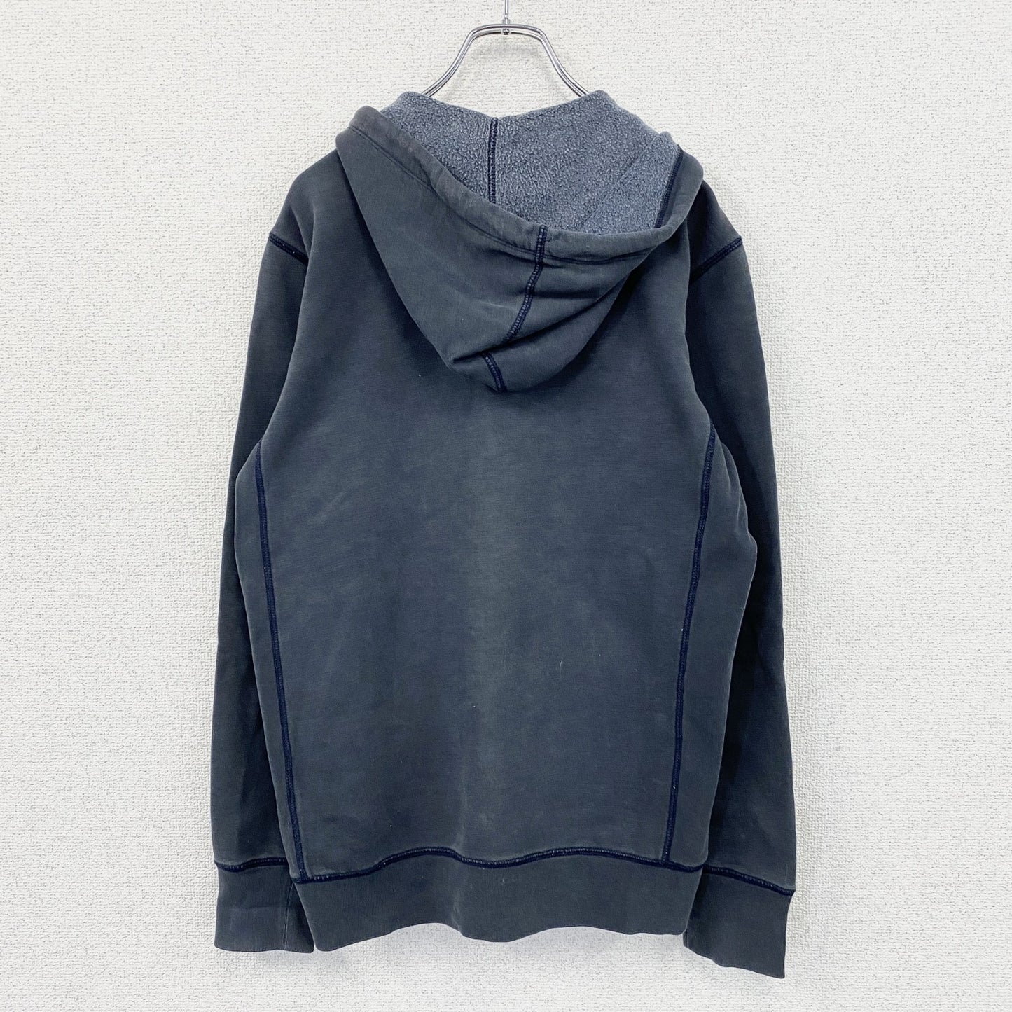 GAP　ギャップ　フルジップパーカー/フーディー　フェード　黒　ブラック　Mサイズ
