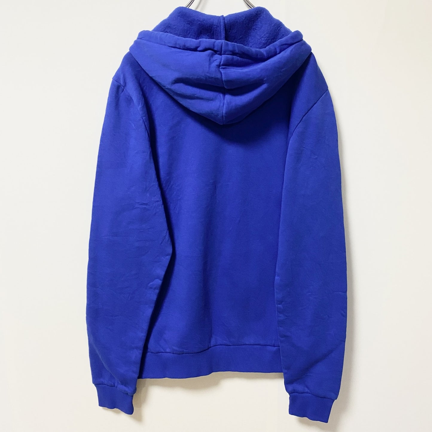 Reebok　リーボック　スウェットパーカー/フーディー　デカロゴ　青　ブルー　Sサイズ
