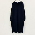 MACKINTOSH PHILOSOPHY　マッキントッシュ フィロソフィー　長袖ニットワンピース　Vネック　紺　ネイビー　38サイズ