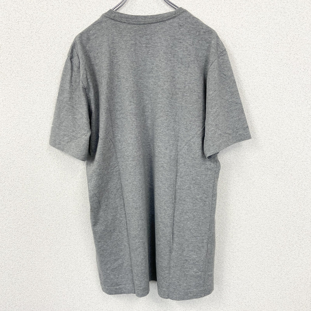古着 used　NIKE ナイキ　半袖センタープリントTシャツ　SUPER BOWL　ペイトリオッツ　アメフト　グレー　Lサイズ
