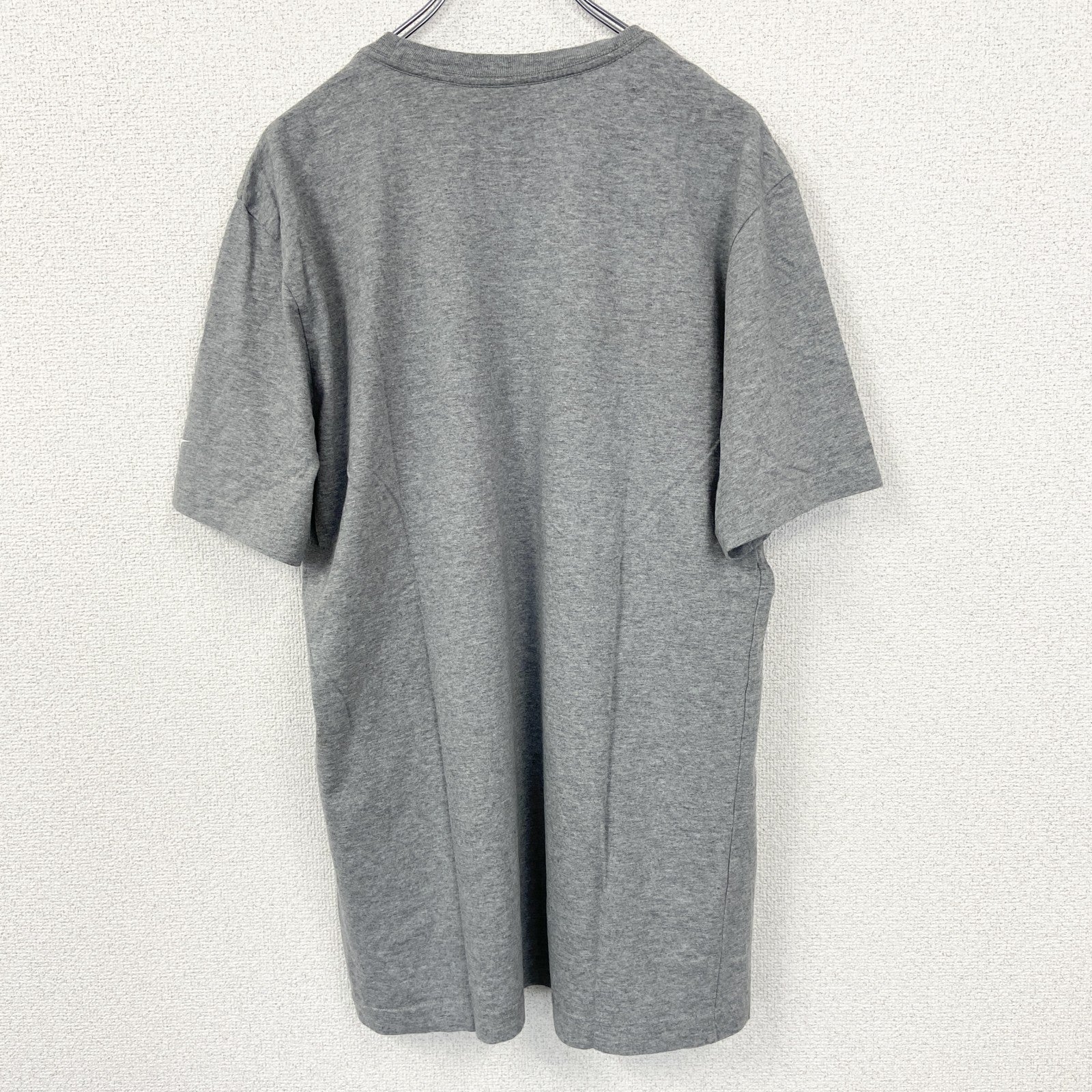 古着 used　NIKE ナイキ　半袖センタープリントTシャツ　SUPER BOWL　ペイトリオッツ　アメフト　グレー　Lサイズ
