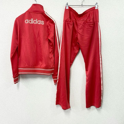 00s　adidas　アディダス　ジャージセットアップ　トラックジャケット　トラックパンツ　ピンク　Lサイズ