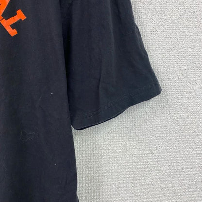 adidas　アディダス　半袖プリントTシャツ　カレッジ　黒　ブラック　XLサイズ