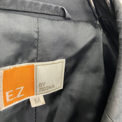 E.Z BY ZENZA　イージーバイゼニア　ステンカラーコート　中綿入り　比翼仕立て　黒　ブラック　Mサイズ