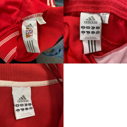 00s　adidas　アディダス　ジャージセットアップ　トラックジャケット　トラックパンツ　ピンク　Lサイズ
