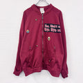 ～90s　adidas　アディダス　ATPタイプ　トラックジャケット/ジャージ　リメイク　赤　レッド　XLサイズ