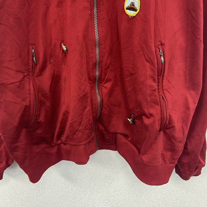 ～90s　adidas　アディダス　ATPタイプ　トラックジャケット/ジャージ　リメイク　赤　レッド　XLサイズ