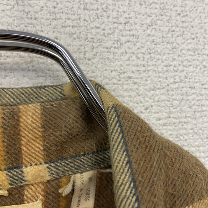 LAIDBACK　長袖ネルシャツ　チェック柄　マルチカラー