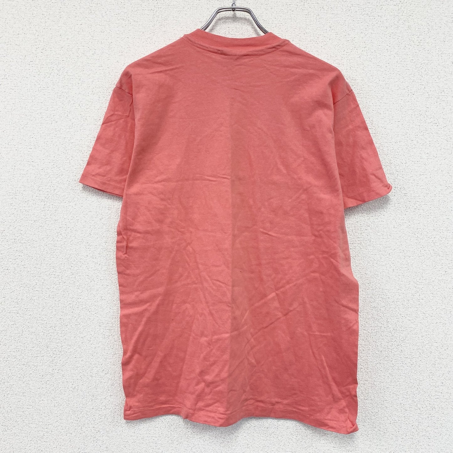Hanes　ヘインズ　BEEFY-T　半袖プリントTシャツ　シングルステッチ　赤　レッド　Lサイズ