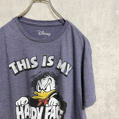 古着 used　Disney ディズニー　Donald Duck ドナルドダック　半袖プリントＴシャツ　クルーネック　キャラクター