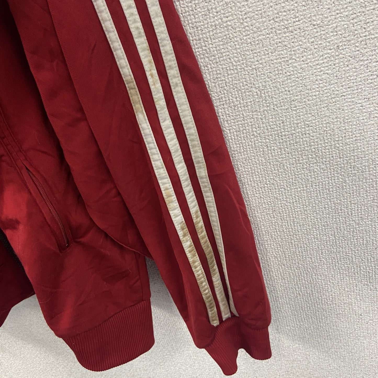 ～90s　adidas　アディダス　ATPタイプ　トラックジャケット/ジャージ　リメイク　赤　レッド　XLサイズ