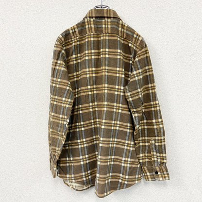 LAIDBACK　長袖ネルシャツ　チェック柄　マルチカラー