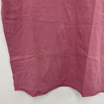 Healthknit　ヘルスニット　半袖ヘンリーネックTシャツ　ボルドー　Lサイズ