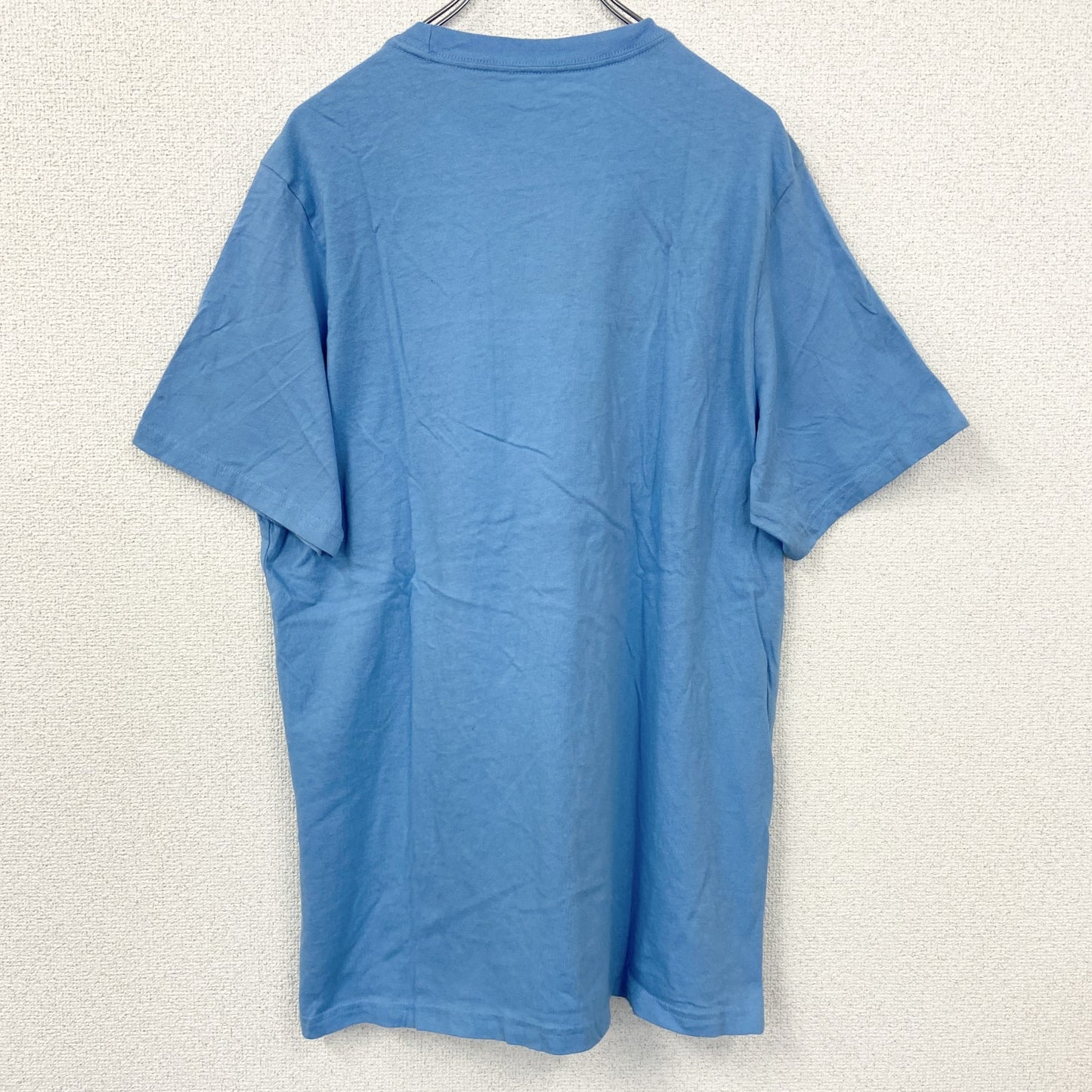 古着 used　adidas　アディダス　半袖クルーネックプリントTシャツ　サンディエゴ　クリスチャン　カレッジ　ブルー　Lサイズ