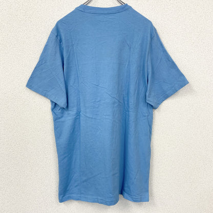 古着 used　adidas　アディダス　半袖クルーネックプリントTシャツ　サンディエゴ　クリスチャン　カレッジ　ブルー　Lサイズ