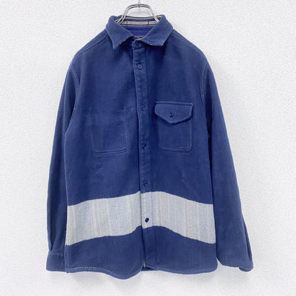 Nigel Cabourn　ナイジェルケーボン　ブランケットリバーシブルネルシャツ　長袖シャツ　ブルー