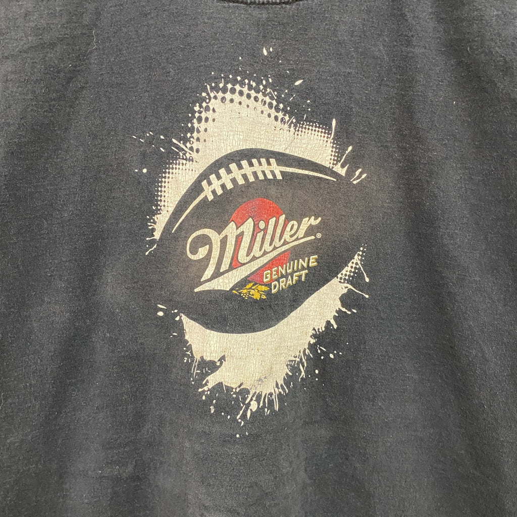 FRUIT OF THE LOOM　フルーツオブザルーム　半袖プリントTシャツ　企業T　黒　ブラック　Lサイズ
