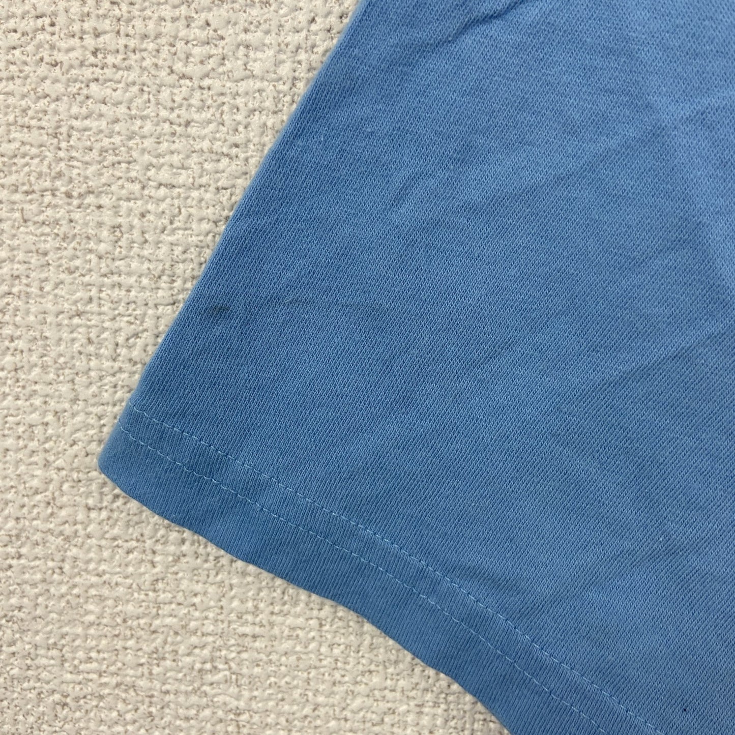古着 used　adidas　アディダス　半袖クルーネックプリントTシャツ　サンディエゴ　クリスチャン　カレッジ　ブルー　Lサイズ