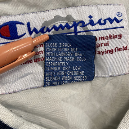 90s　champion　チャンピオン　プルオーバージャケット　ヴィンテージ　紺　ネイビー　XLサイズ