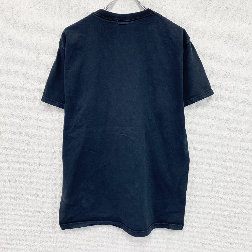 FRUIT OF THE LOOM　フルーツオブザルーム　半袖プリントTシャツ　企業T　黒　ブラック　Lサイズ