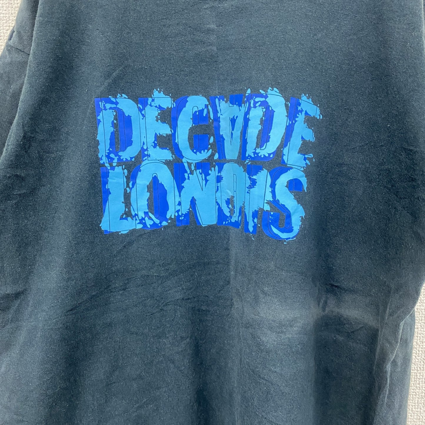 ～00s　anvil　アンヴィル　KNOT by MIW　半袖両面プリントTシャツ　AGeLESS　ブラック　Lサイズ