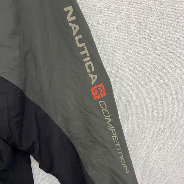 NAUTICA　ノーティカ　フルジップナイロンジャケット　灰色　グレー　XXLサイズ
