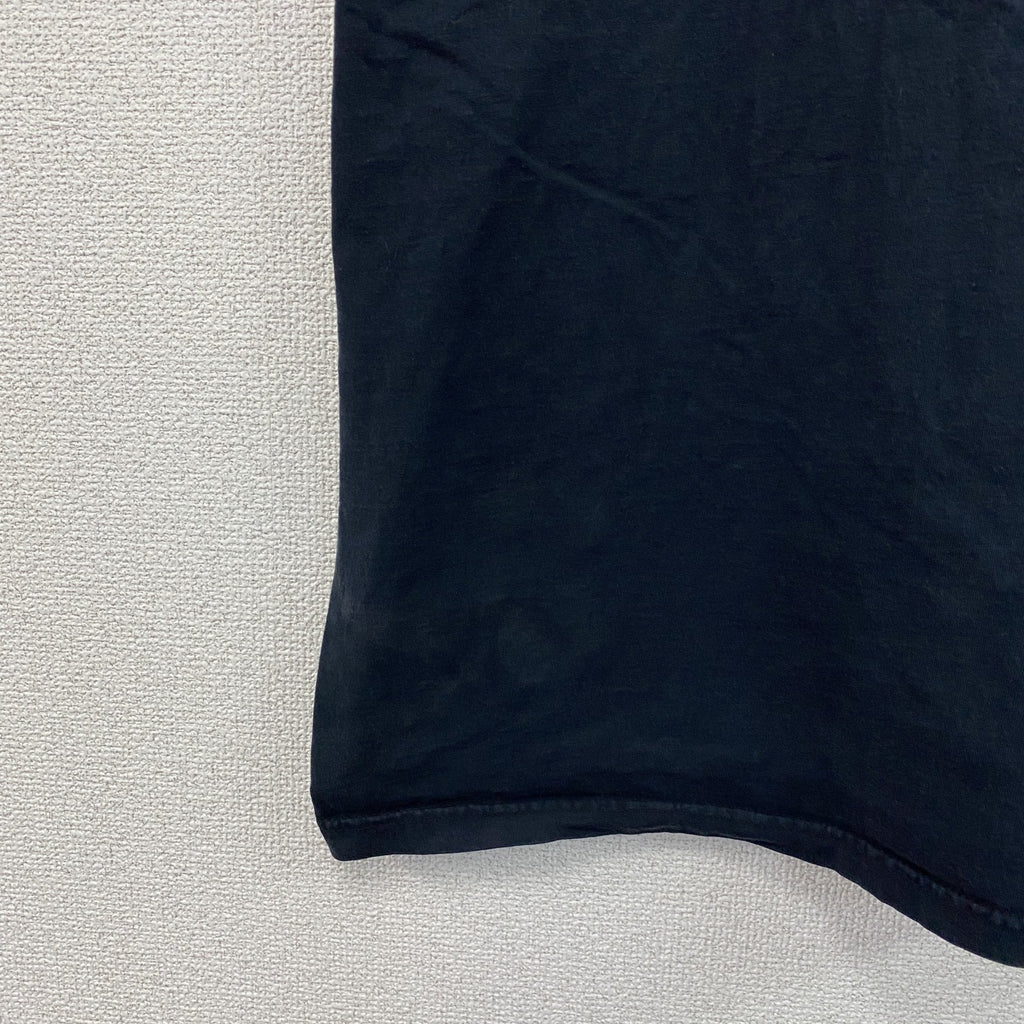 FRUIT OF THE LOOM　フルーツオブザルーム　半袖プリントTシャツ　企業T　黒　ブラック　Lサイズ