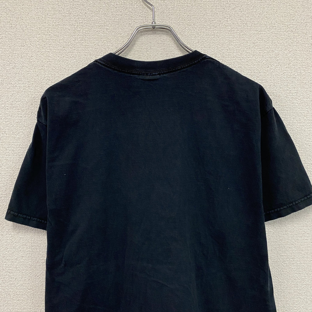 FRUIT OF THE LOOM　フルーツオブザルーム　半袖プリントTシャツ　企業T　黒　ブラック　Lサイズ