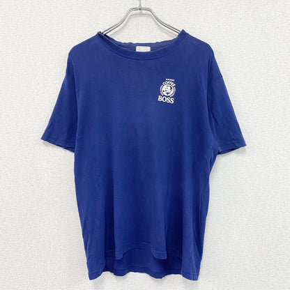 SUNTORY　サントリー　BOSS　半袖プリントTシャツ　青　ブルー　