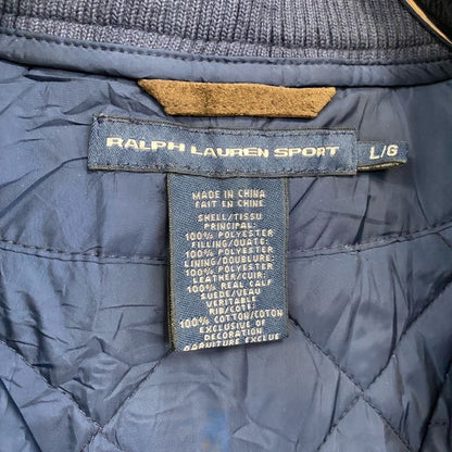 RALPH LAUREN SPORT　ラルフローレンスポーツ　中綿キルティングベスト　紺　ネイビー　Lサイズ
