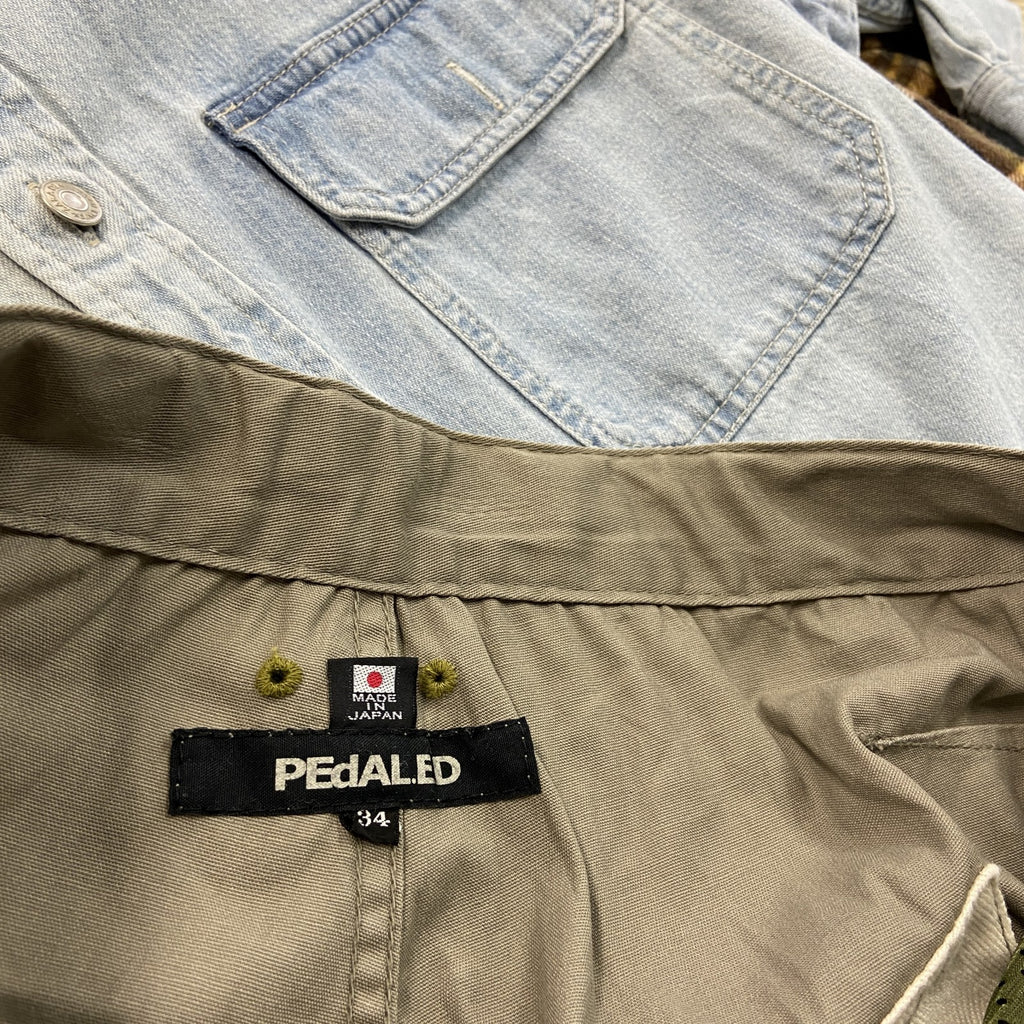 PEDAL.ED　ペダルド　アウトドアギミックパンツ　切り替えデザイン　ベージュ　34サイズ
