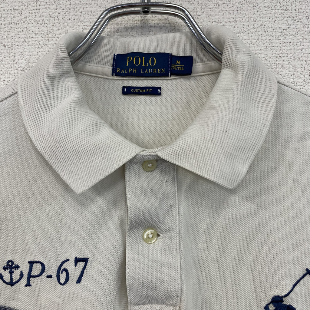 Polo Ralph Lauren　ポロラルフローレン　半袖ポロシャツ　ビックポニー　白　ホワイト　Mサイズ