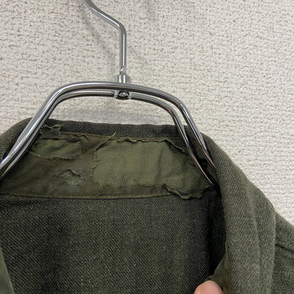 長袖シャツジャケット　緑　グリーン