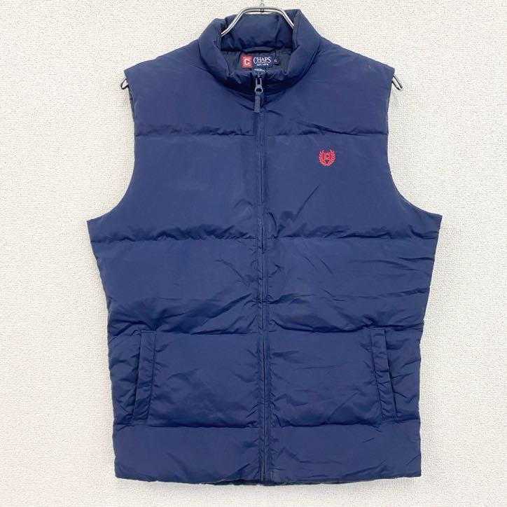 CHAPS　チャップス　ラルフローレン　フルジップダウンベスト　紺　ネイビー　XLサイズ