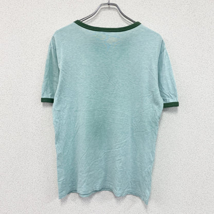 Chanpion　チャンピオン　半袖プリントTシャツ　リンガーT　緑　グリーン　Mサイズ