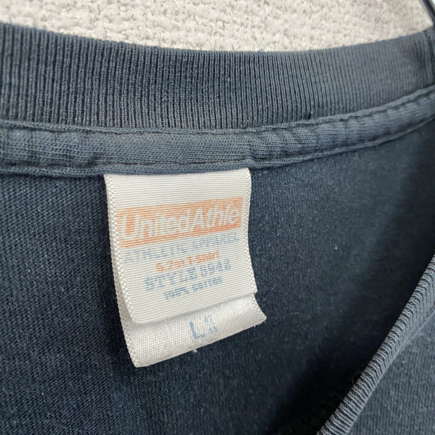 00s～　United Athle　ARMY　ユナイテッドアスレ　半袖プリントTシャツ　黒　ブラック　Lサイズ