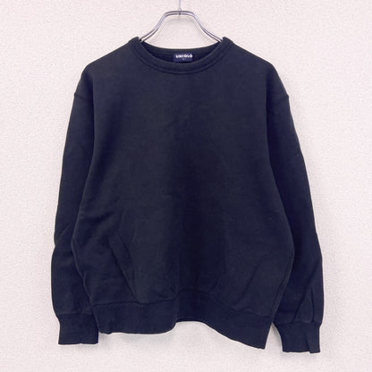 ～00s　OLD UNIQLO　オールドユニクロ　スウェット/トレーナー　ヴィンテージ　黒　ブラック　Lサイズ