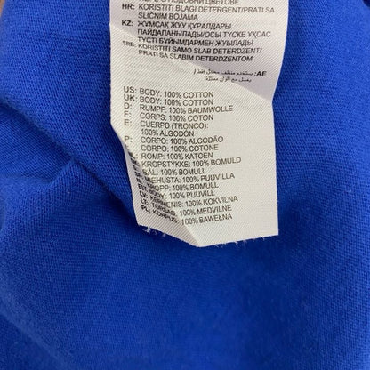 adidas　アディダス　長袖Tシャツ　ロンT　青　ブルー　XLサイズ