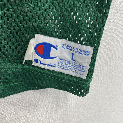 90s　Champion　チャンピオン　半袖プリントTシャツ　ゲームシャツ　JACKSON　緑　グリーン　Lサイズ