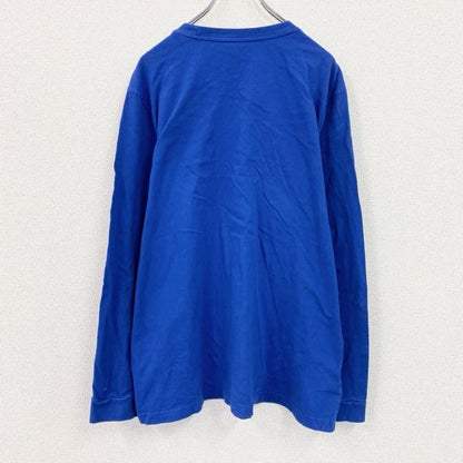 adidas　アディダス　長袖Tシャツ　ロンT　青　ブルー　XLサイズ