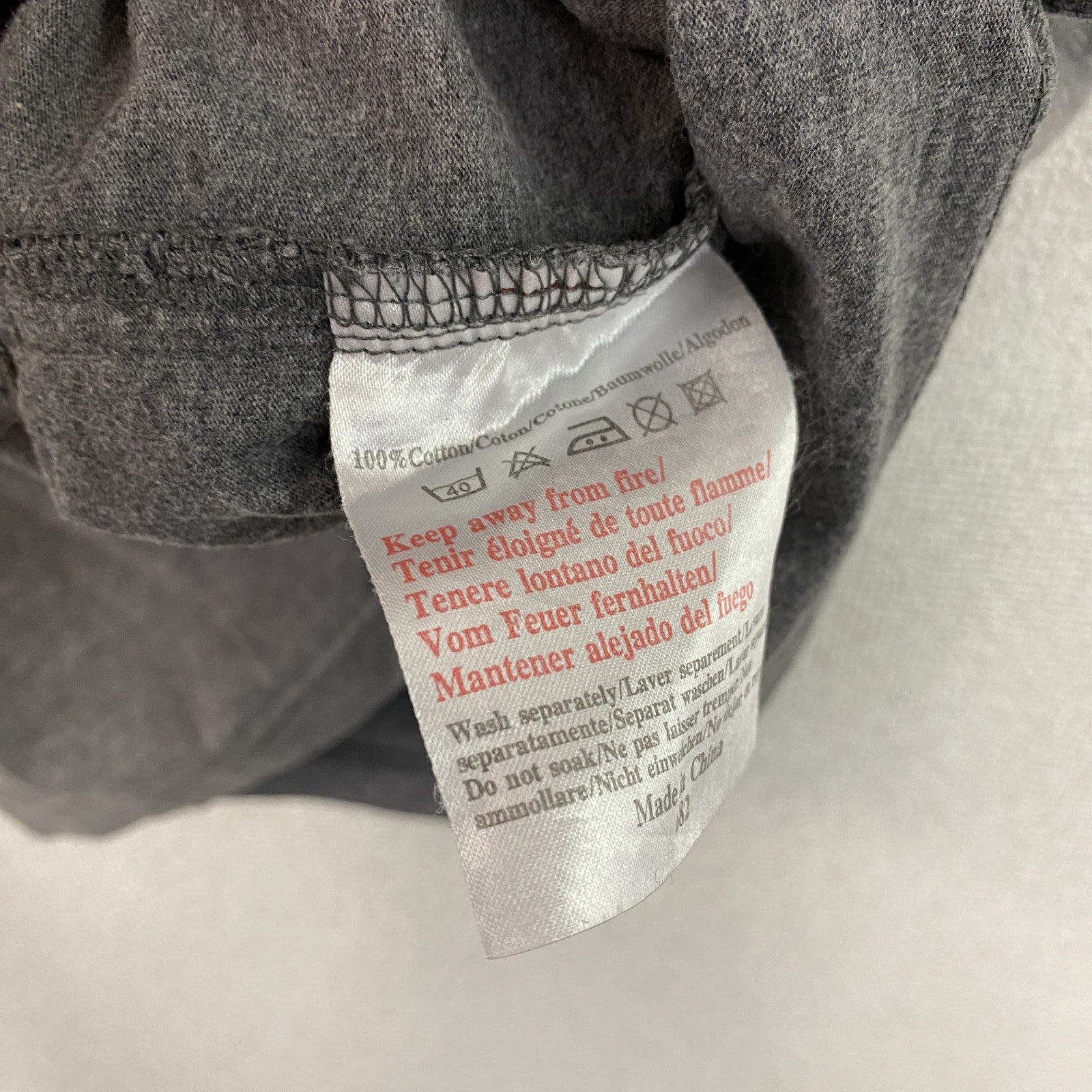 UMBRO　アンブロ　半袖ラグランTシャツ　グレー　紺　ネイビー　Lサイズ