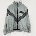 90s　U.S.ARMY　IPFU　トレーニングジャケット　ナイロンジャケット　ミリタリー　米軍　ヴィンテージ　カーキ　Mサイズ