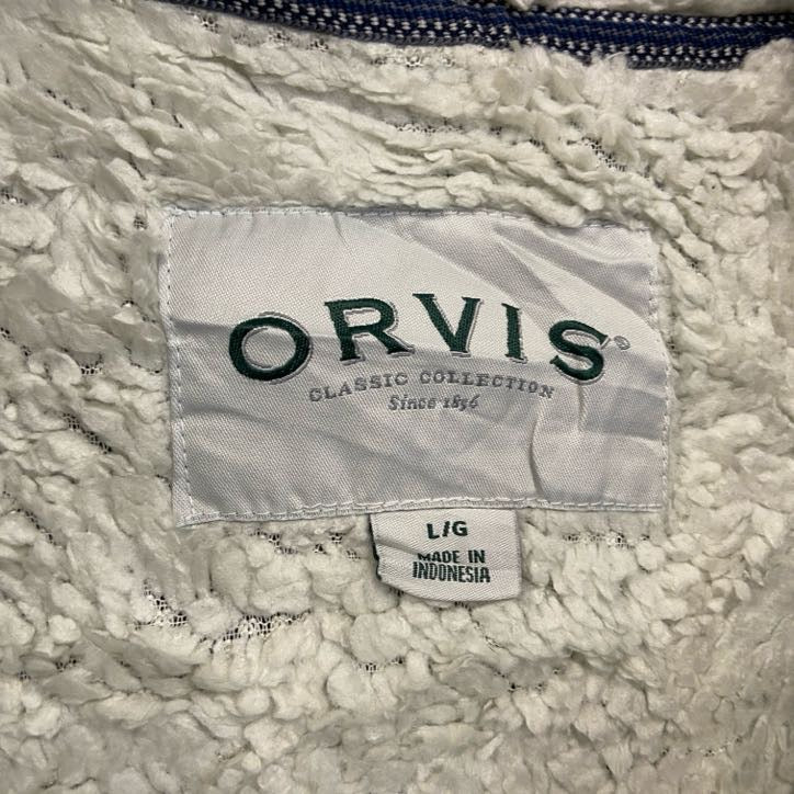 ORVIS　オービス　ハーフジップフリースプルオーバー　紺　ネイビー　Lサイズ