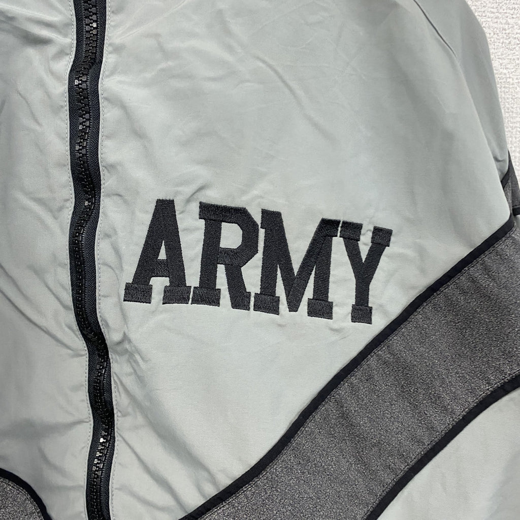 90s　U.S.ARMY　IPFU　トレーニングジャケット　ナイロンジャケット　ミリタリー　米軍　ヴィンテージ　カーキ　Mサイズ