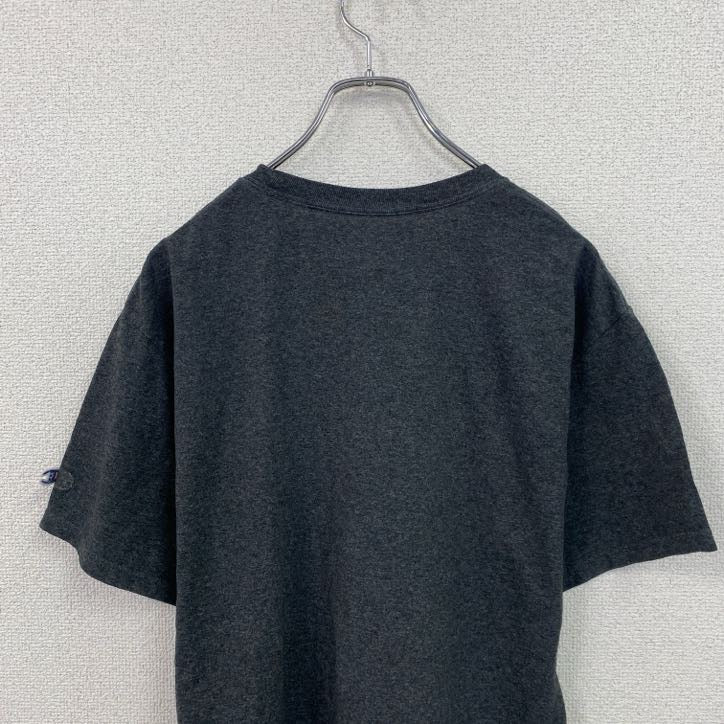 Champion　チャンピオン　半袖プリントTシャツ　アーチプリント　3連プリント　現行　ダークグレー　Mサイズ