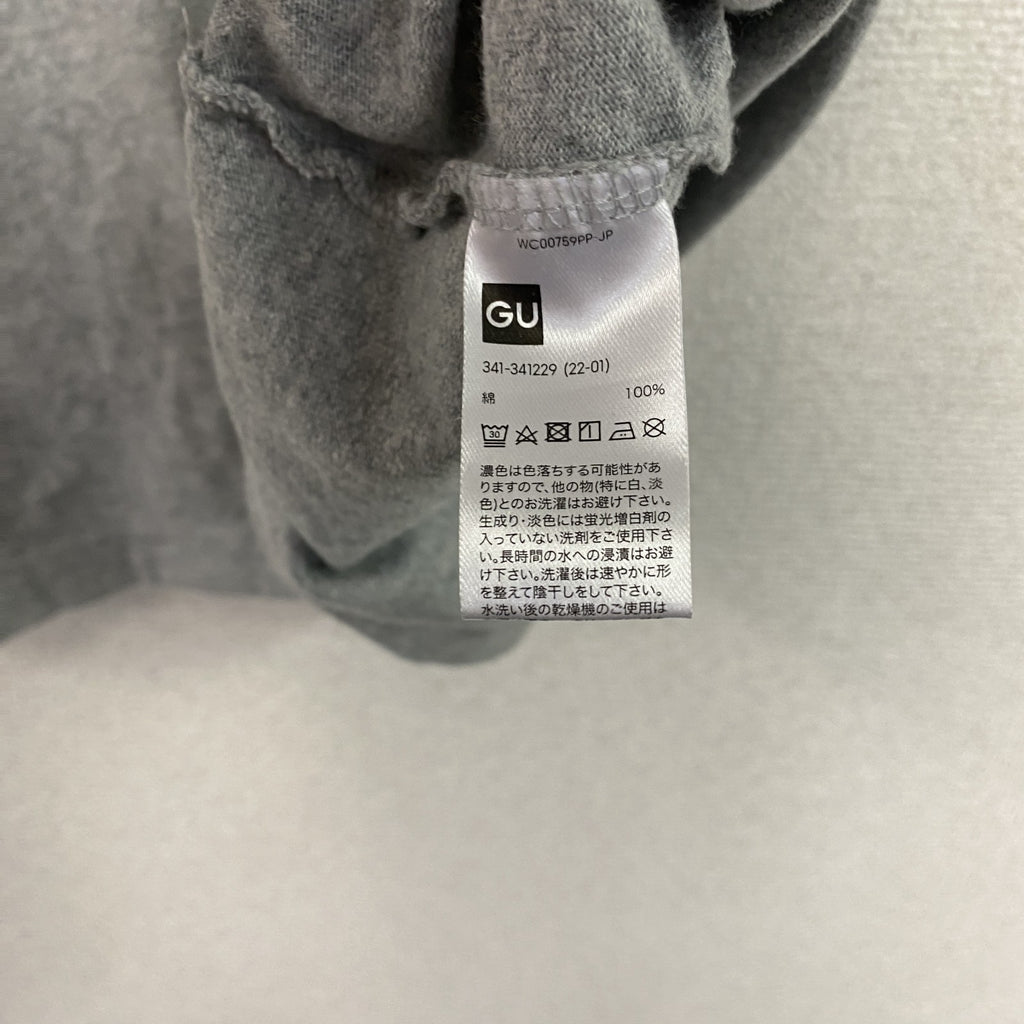 GU　ジーユー　Coca-Cola　コカ・コーラ　半袖プリントTシャツ　リンガーT　グレー　2XLサイズ