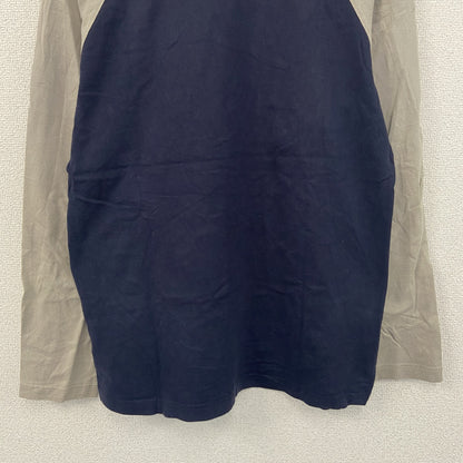 90s～　OLD UNIQLO　オールドユニクロ　長袖Tシャツ/ロンT　ラグランスリーブ　紺　ネイビー　Lサイズ