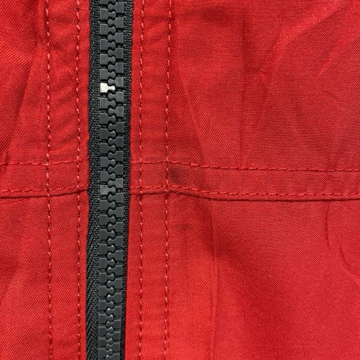 90s　CHAPS　チャップス　ラルフローレン　フルジップベスト　ヴィンテージ　赤　レッド　Mサイズ