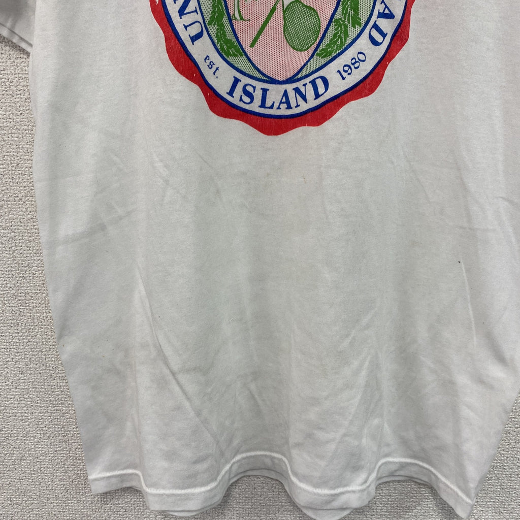 Stedman　ステッドマン　半袖プリントTシャツ　シングルステッチ　白　ホワイト　Lサイズ　