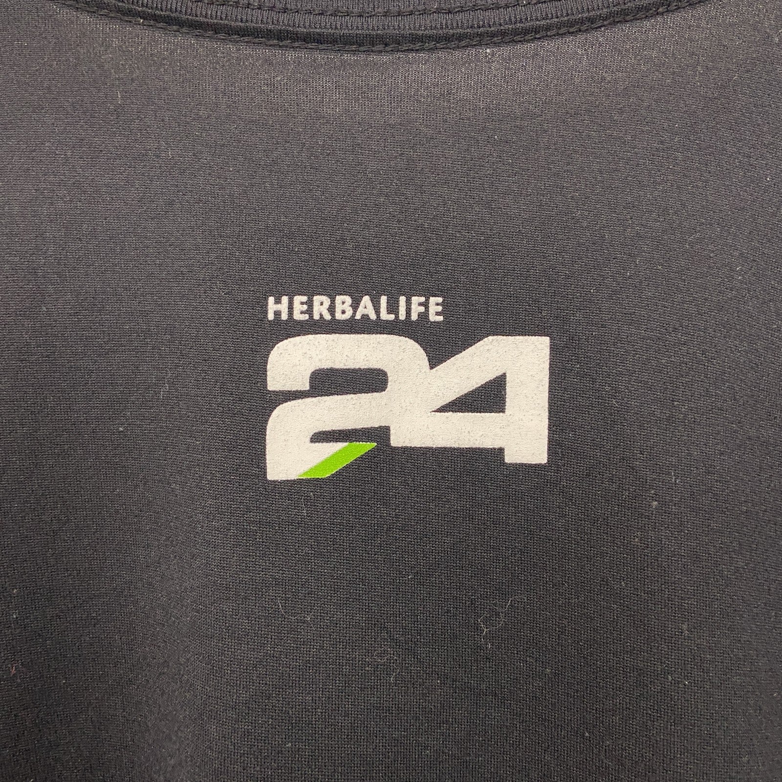 古着 used　NIKE ナイキ　半袖プリントTシャツ　DRI-FIT　クルーネック　スウッシュロゴ　黒　ブラック　XLサイズ